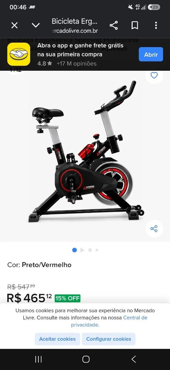 Bicicleta Ergométrica Spinning Profissional  - Foto 5