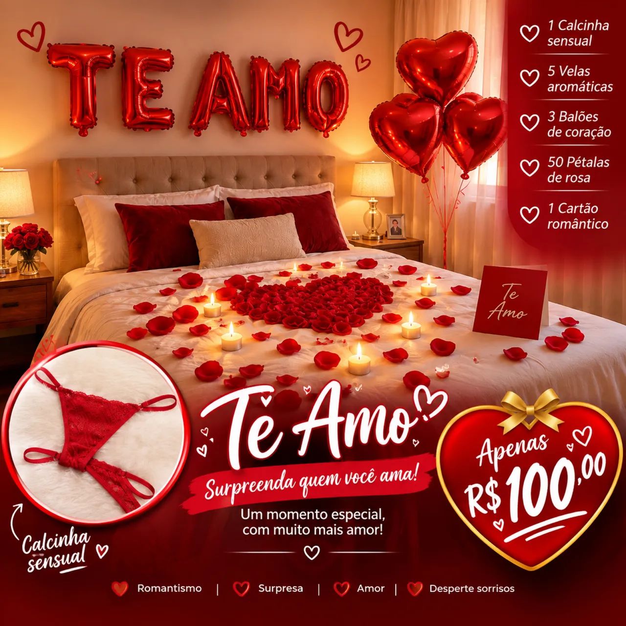 Kit romântico 