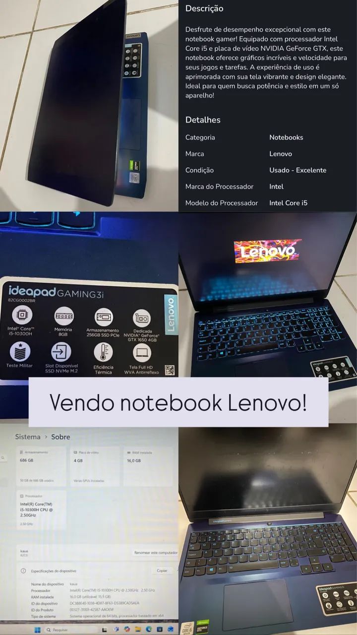 Notebook Lenovo - Foto 5