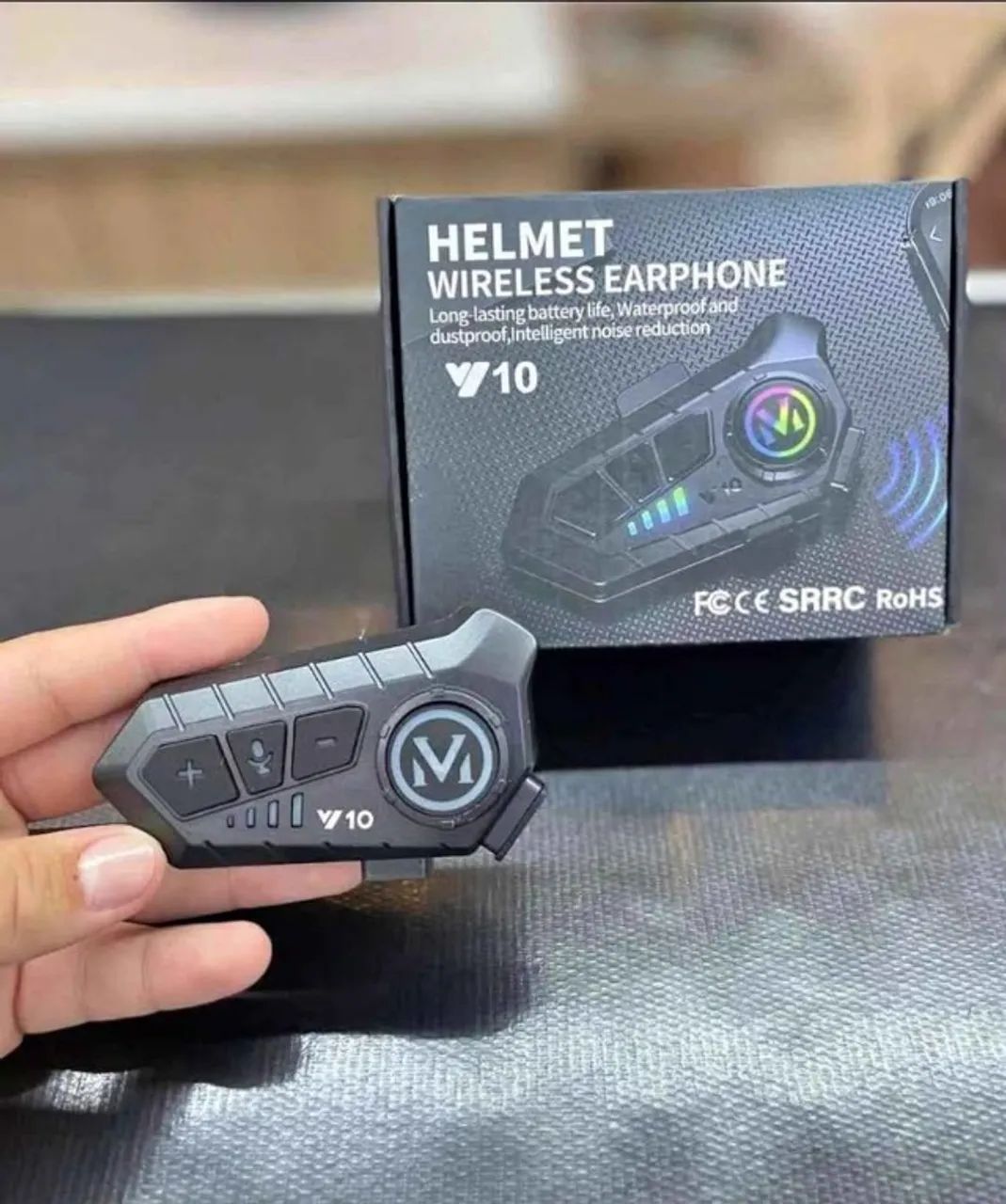  FONE INTERCOMUNICADOR Y10 PARA CAPACETE | BLUETOOTH | - Foto 4