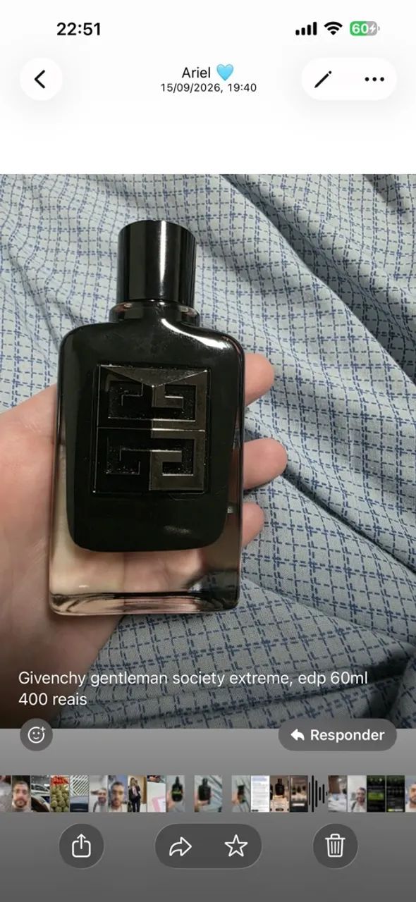 Givenchy gentleman society extreme, edp 60ml