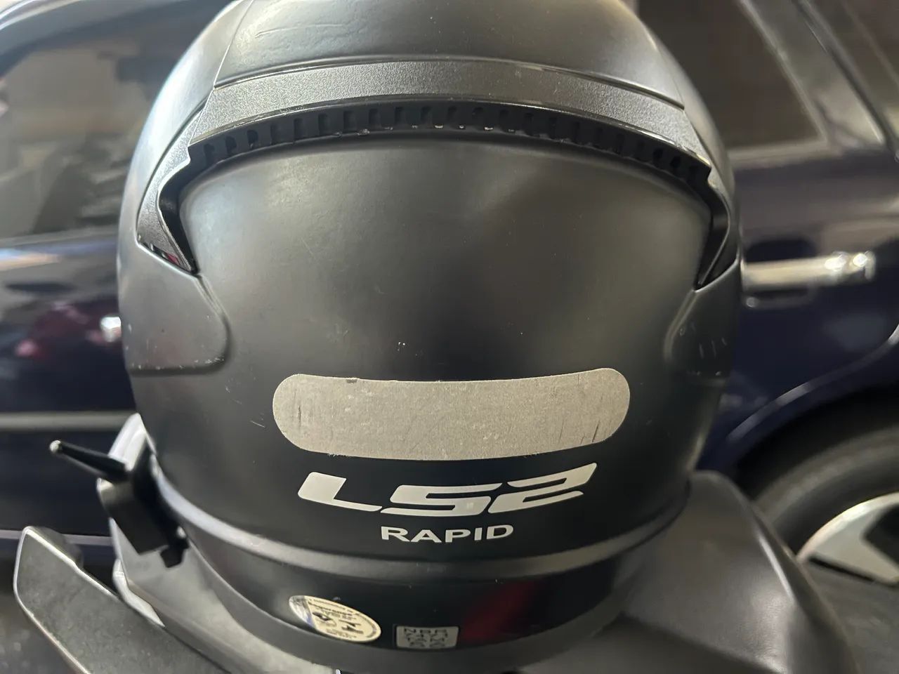Capacete ls2 preto fosco 