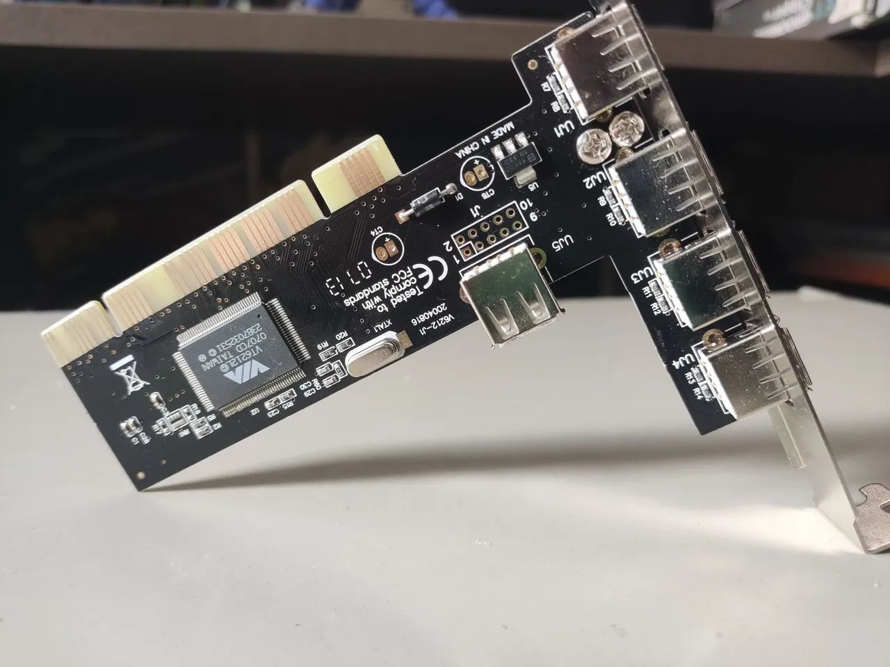 Placa PCI Controladora USB 2.0 - 5 Portas (4 Externas + 1 Interna) - Foto 3