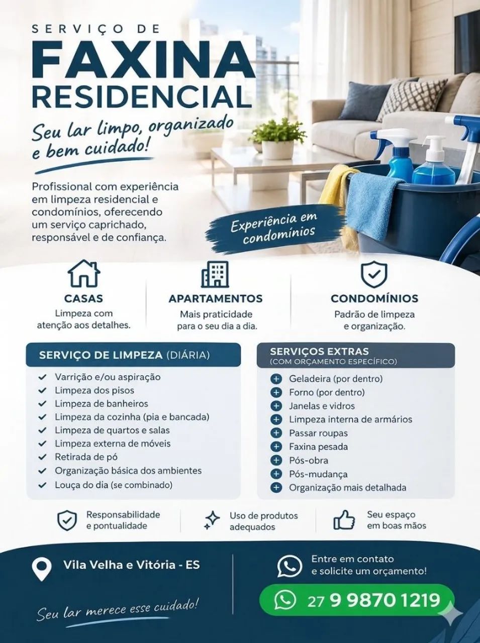 Limpeza Residencial Profissional