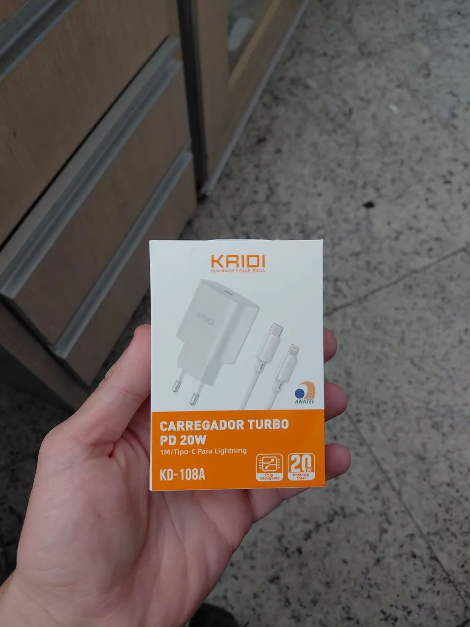 Carregador IPhone tipoC lightining 