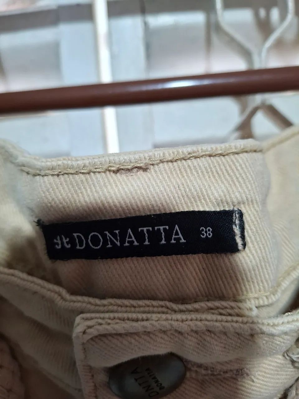 Vendo Shorts Jeans Feminino Creme - Foto 3