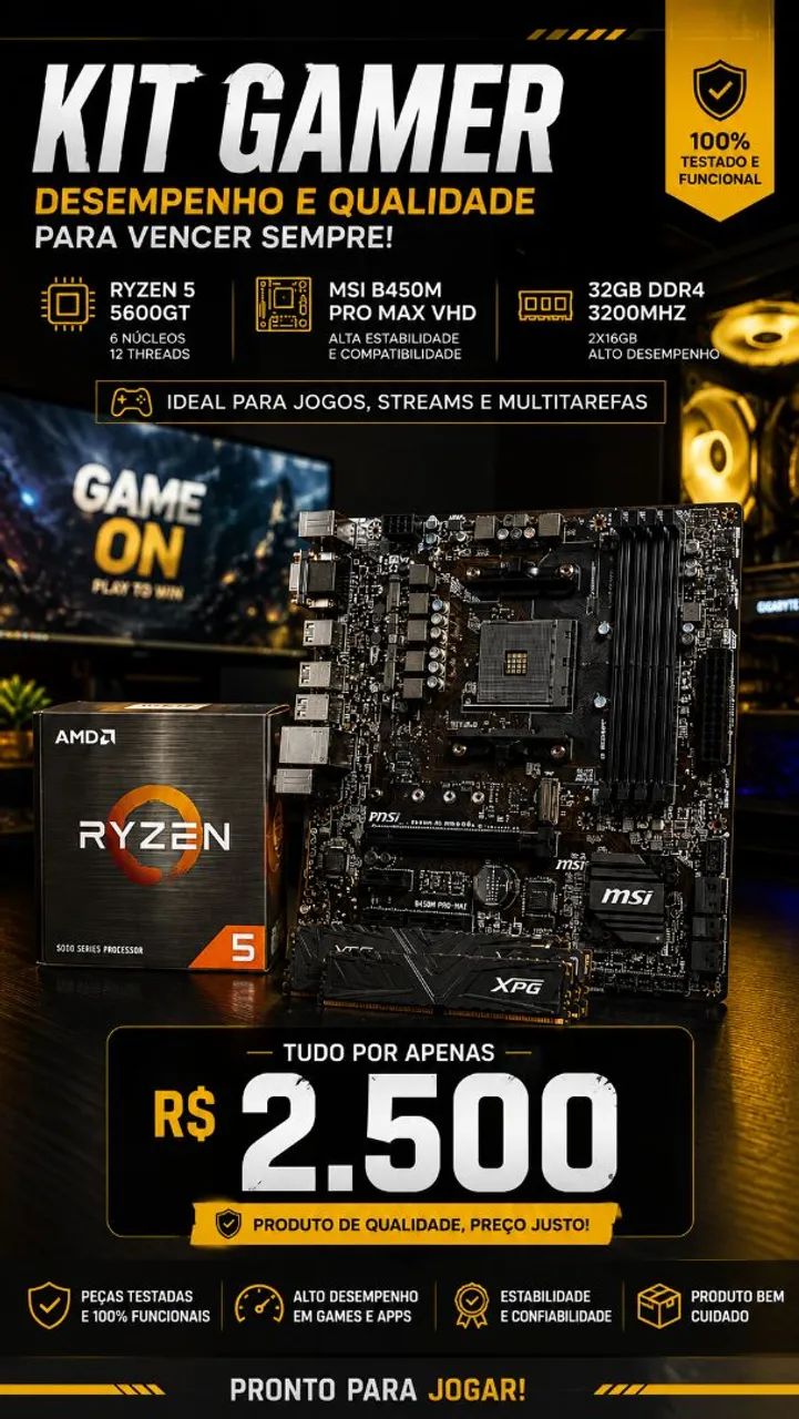 Kit upgrade gamer