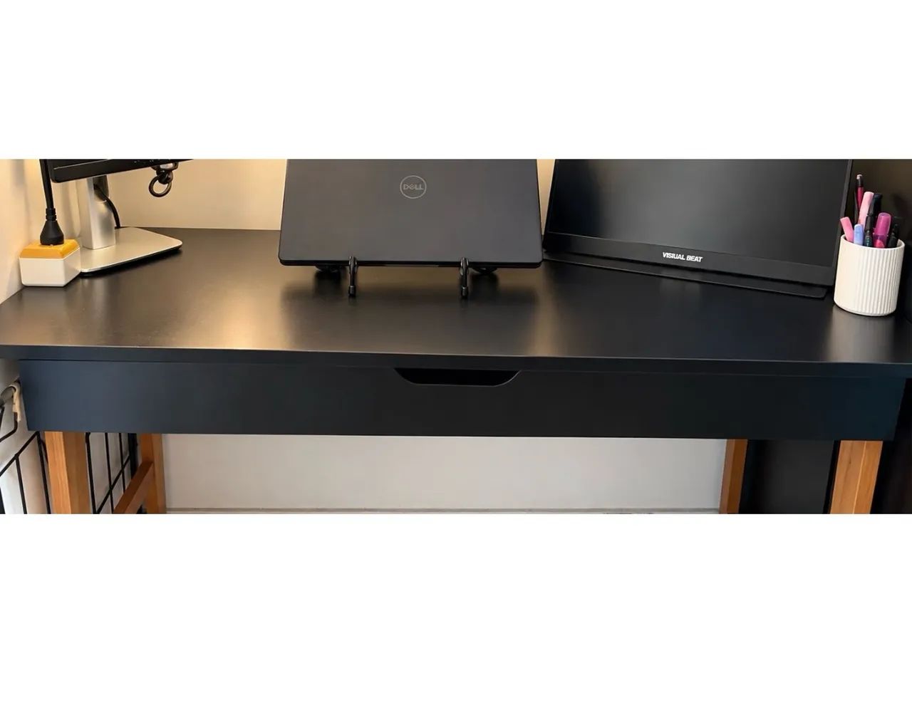 Vendo - Mesa para escritório com gaveta  - Foto 3