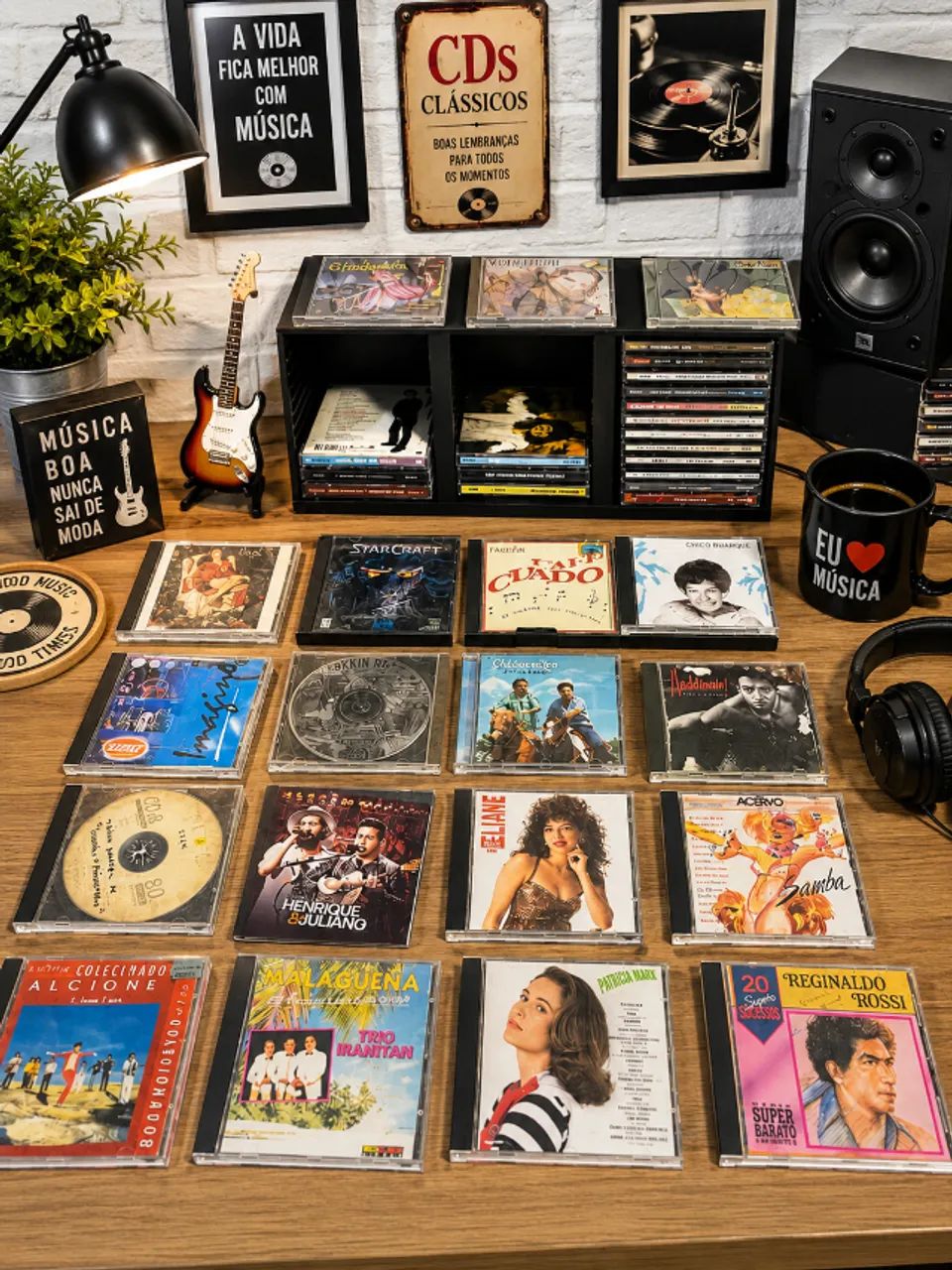 CDs originais diversos + case