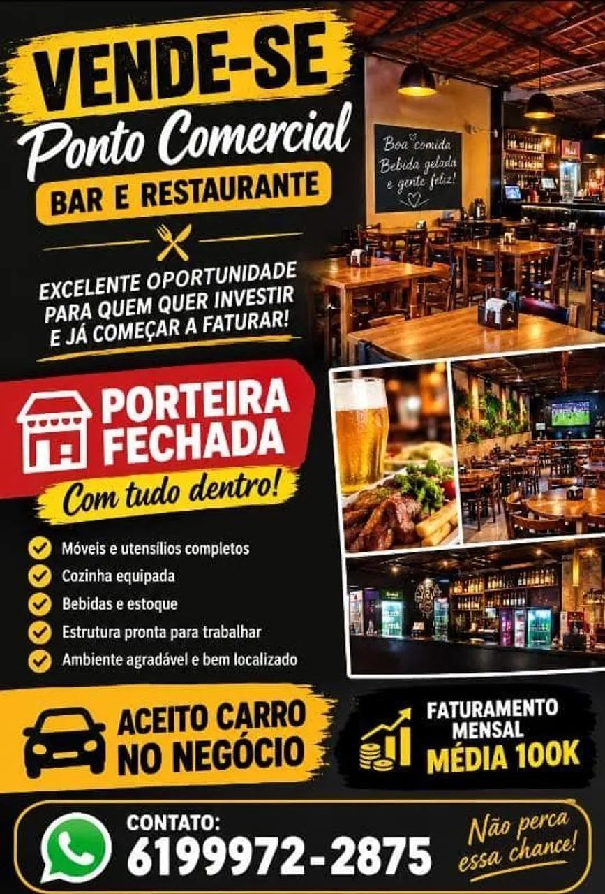 Vendo Bar/Restaurante 