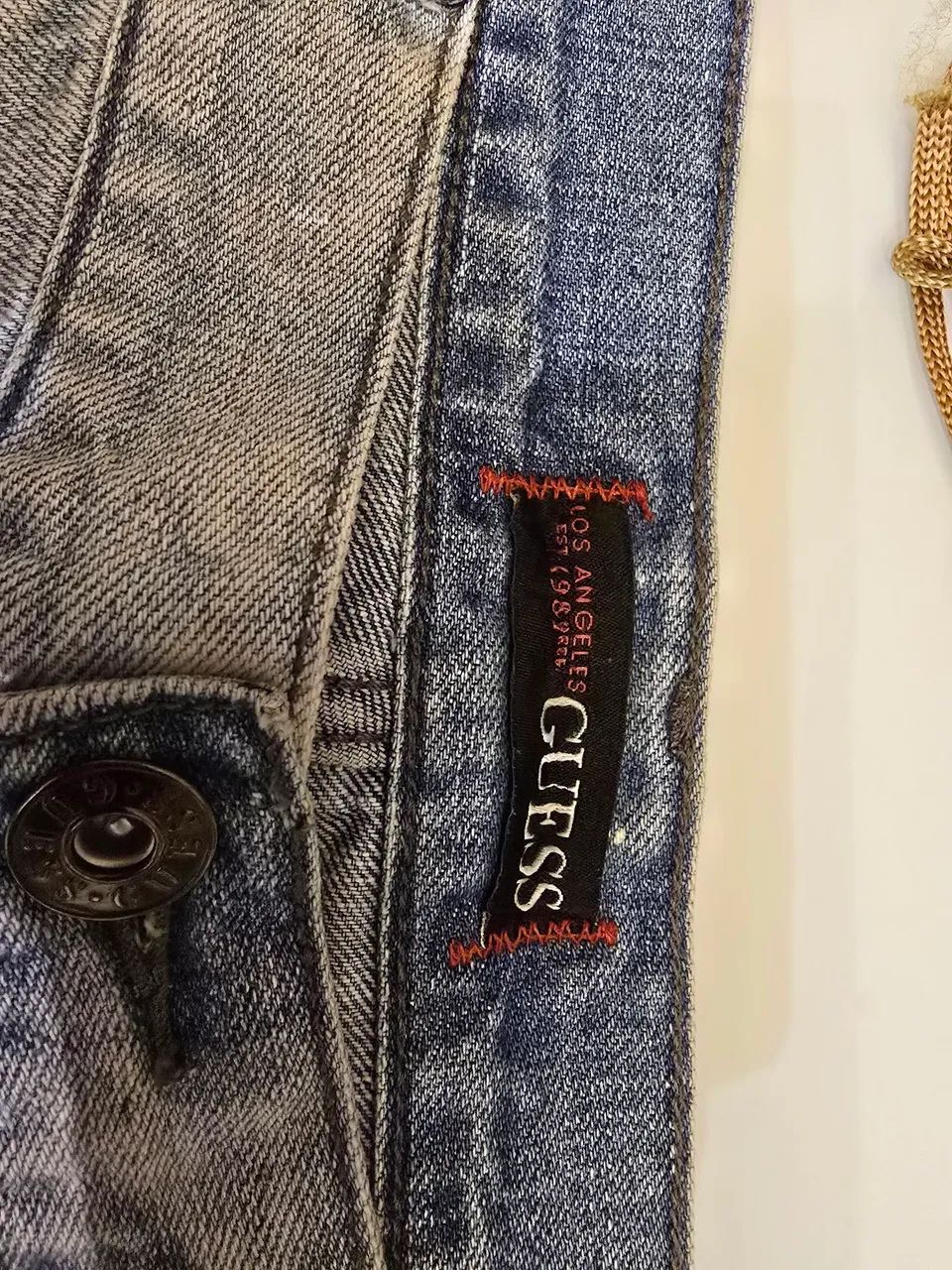 Bermuda jeans guess original tamanho 48 - Foto 3