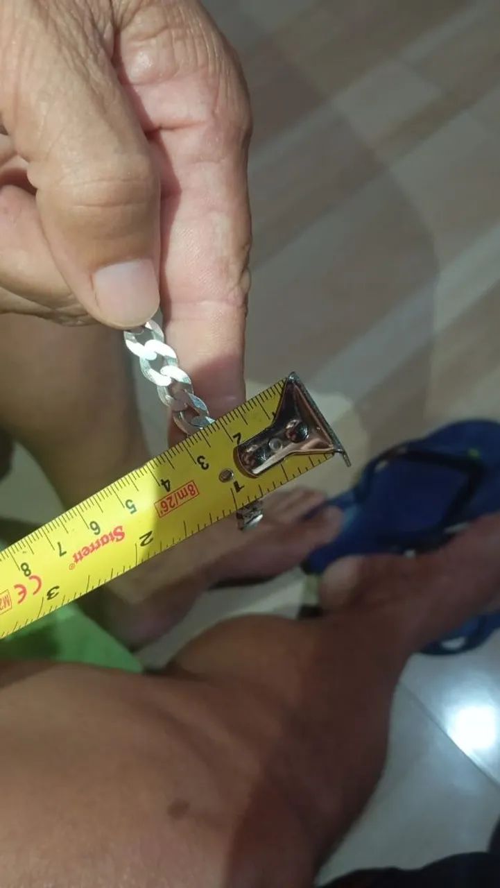 Pulseira de prata 8mm 300