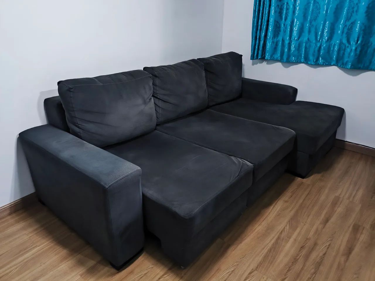 Sofá retrátil com chaise  - Foto 5