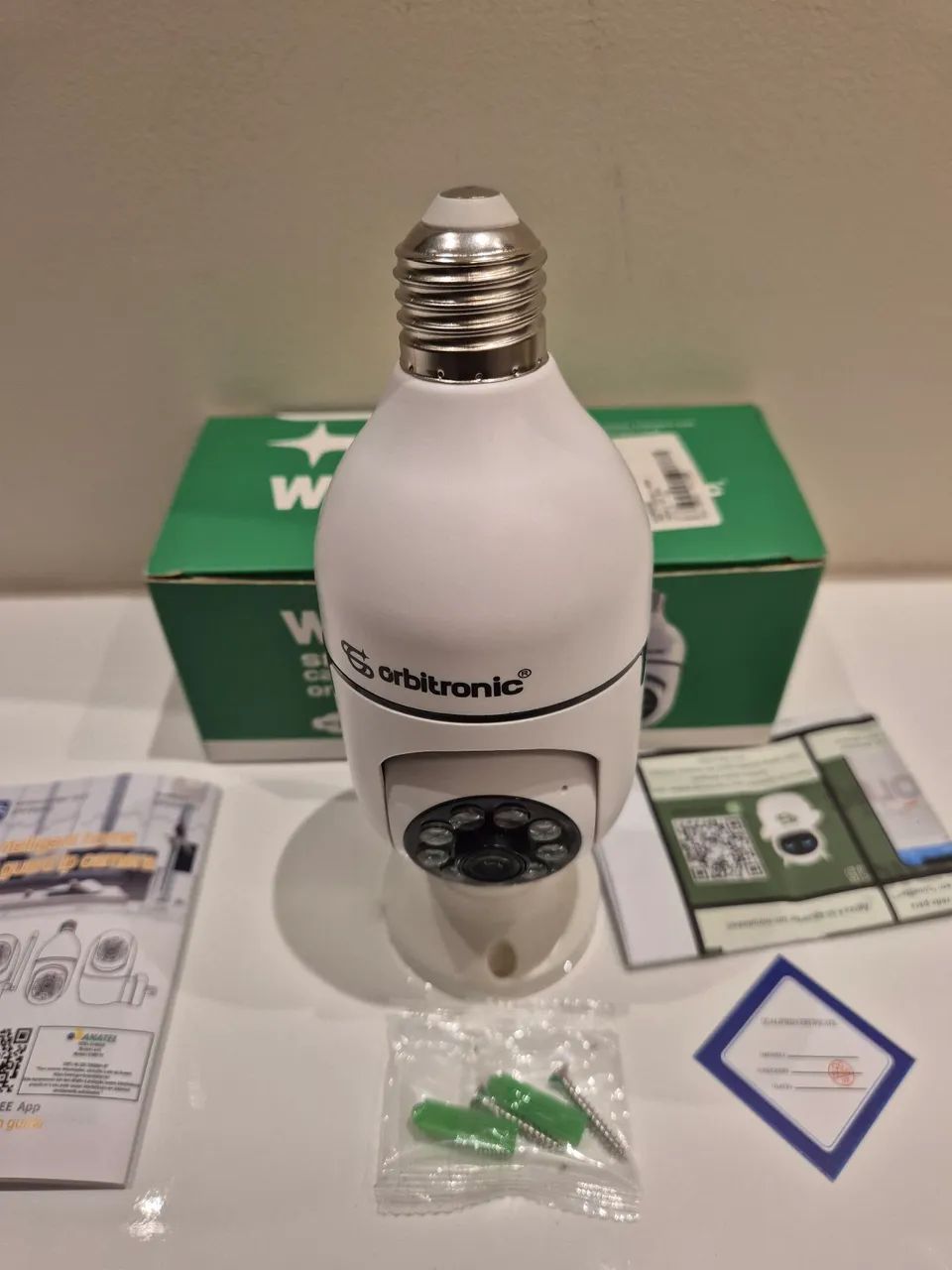 Câmera de segurança panorâmica wifi com rastreio de movimento - Foto 4