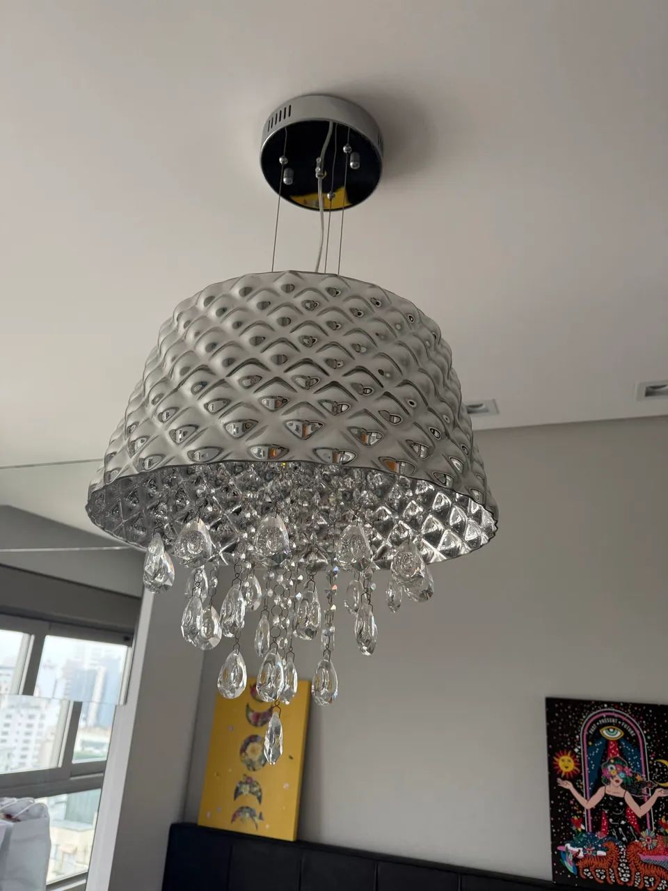 Lustre cristal Lamp luz  - Foto 3