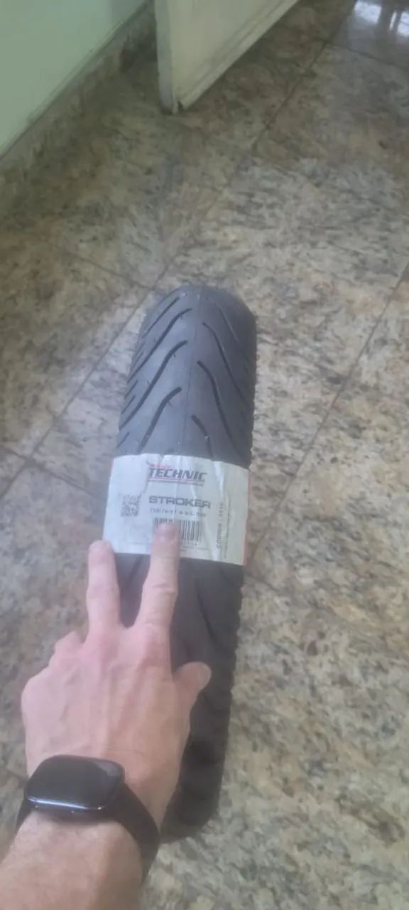 Pneu Moto Technic Aro 17 Stroker 110/70-17 54S TL - Dianteiro - Foto 2