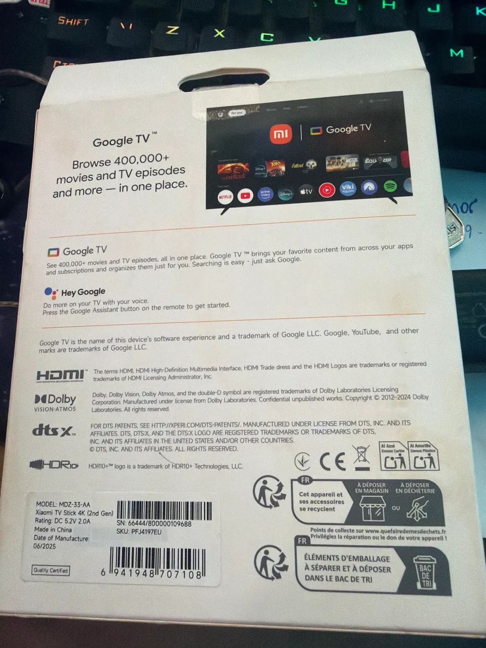 Xiaomi stick tv 4k 2 geração  - Foto 2