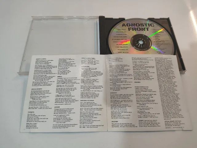 CD  Agnostic Front: Liberty & Justice for... (Importado, prensagem de 1989) - Foto 4