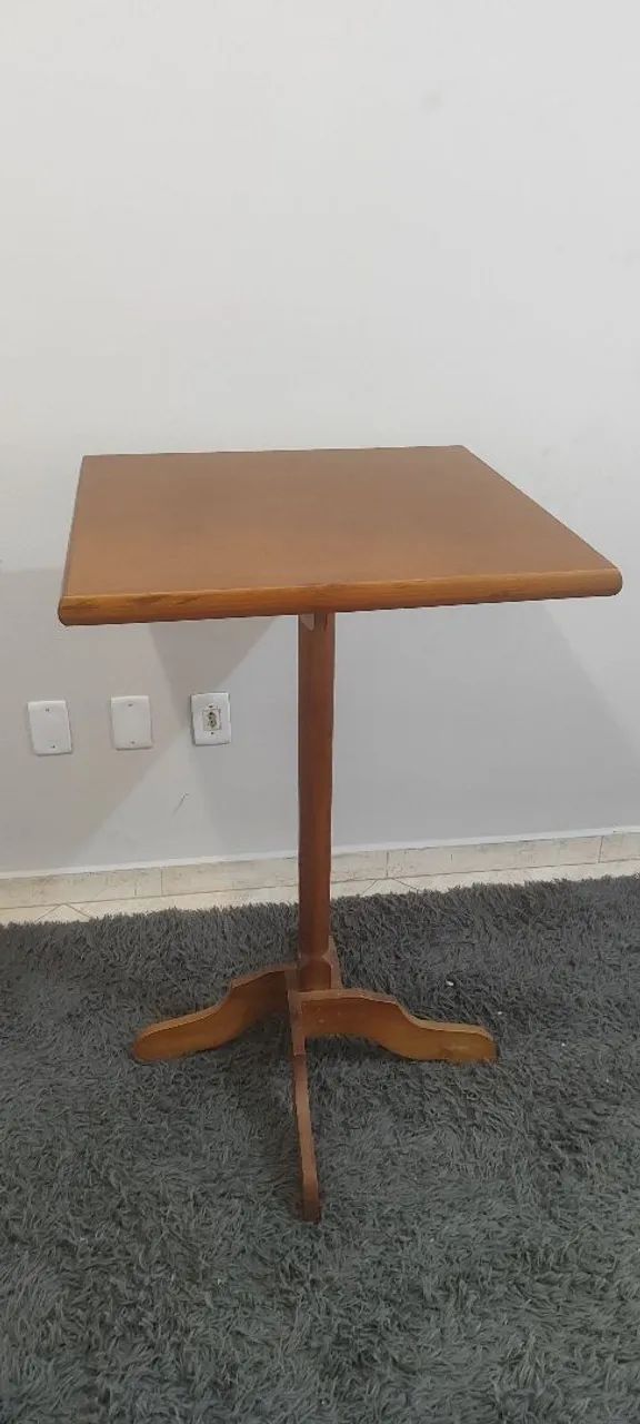 Mesa Bistrô de madeira  - Foto 3