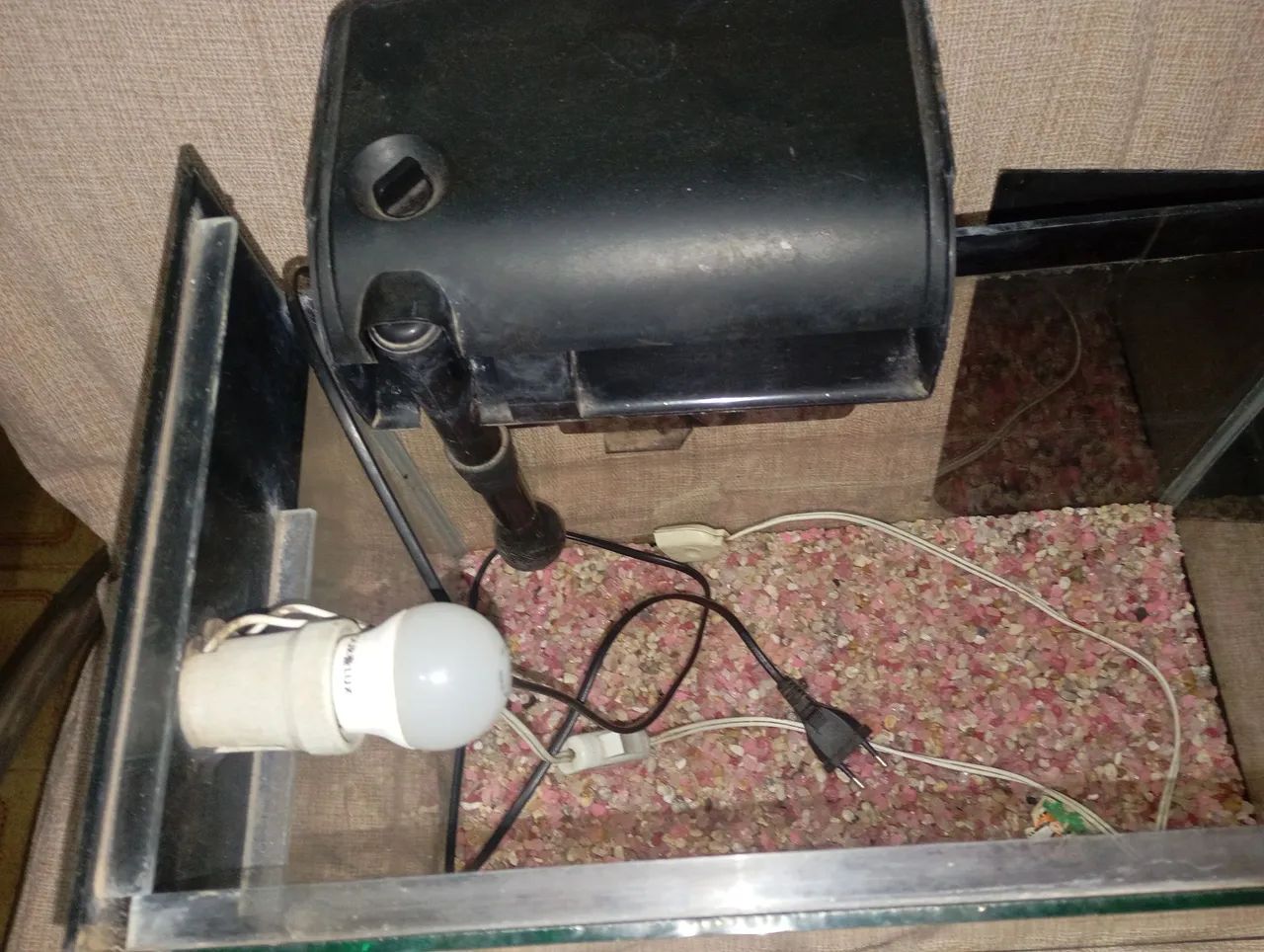 AQUÁRIO COM OXIGÊNIO E LUZ  - Foto 3