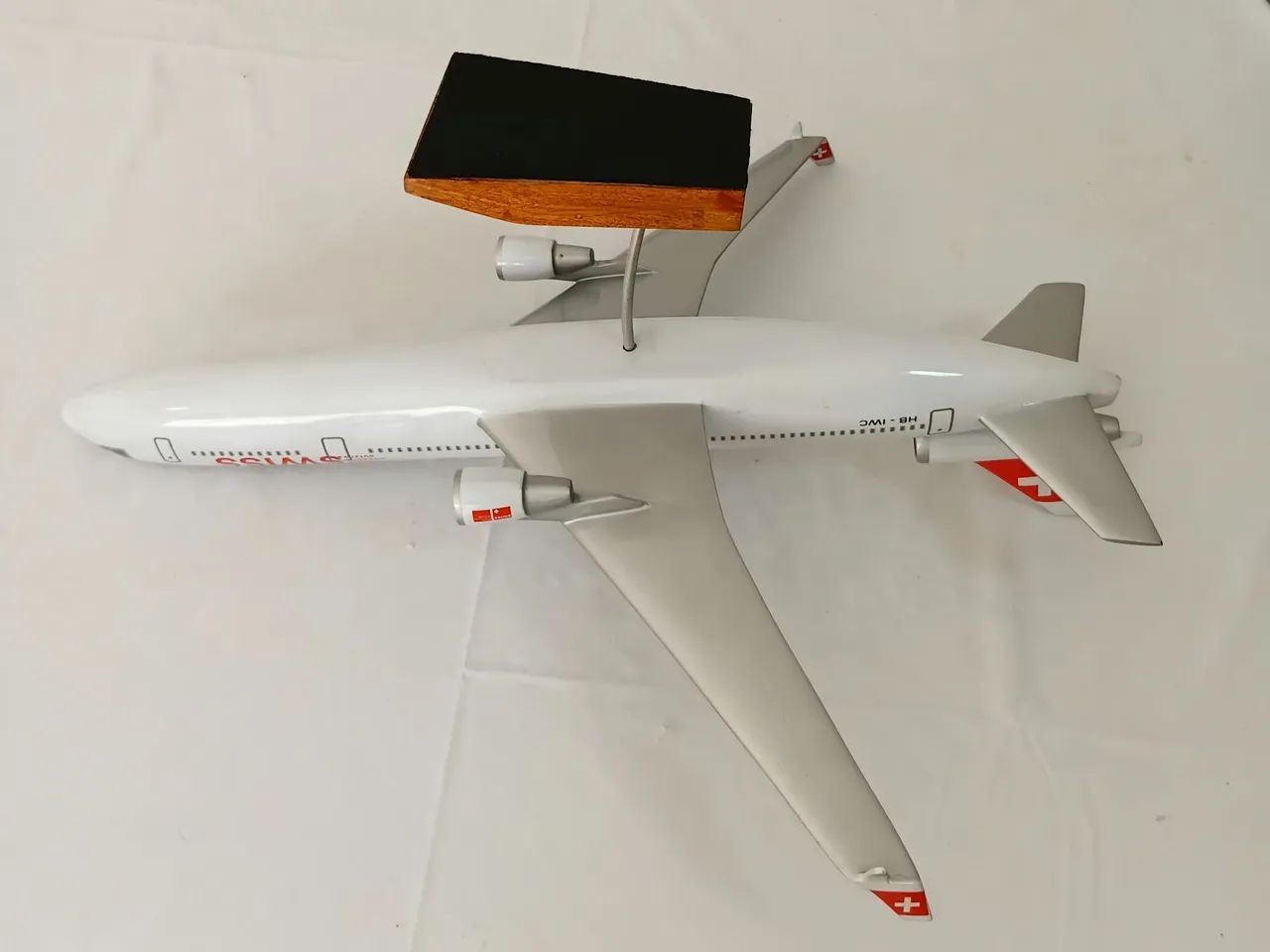 Maquete Avião MD-11 Swissair 50 cm - Foto 4
