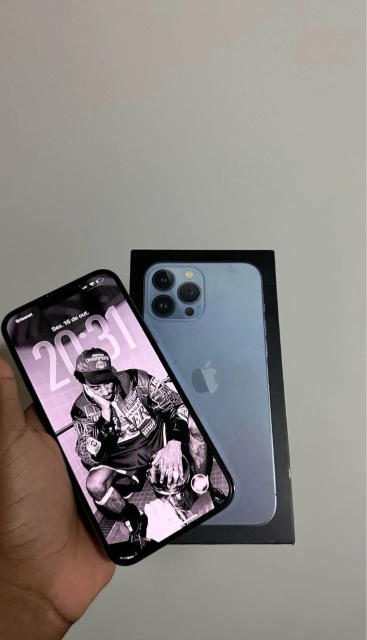 iPhone 13 Pro Max azul aberto  - Foto 2
