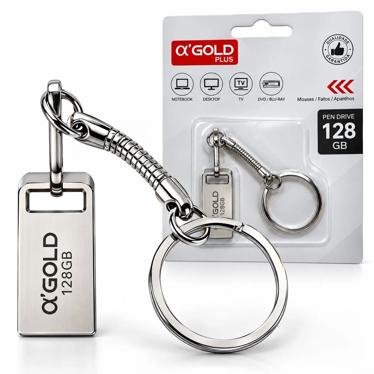 Pendrive 128gb USB 2.0 ( Metal )