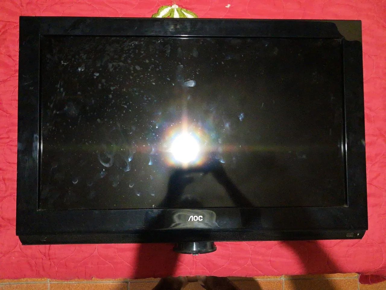 TV LCD Aoc 32 polegadas D32W931 Com Defeito - Foto 5