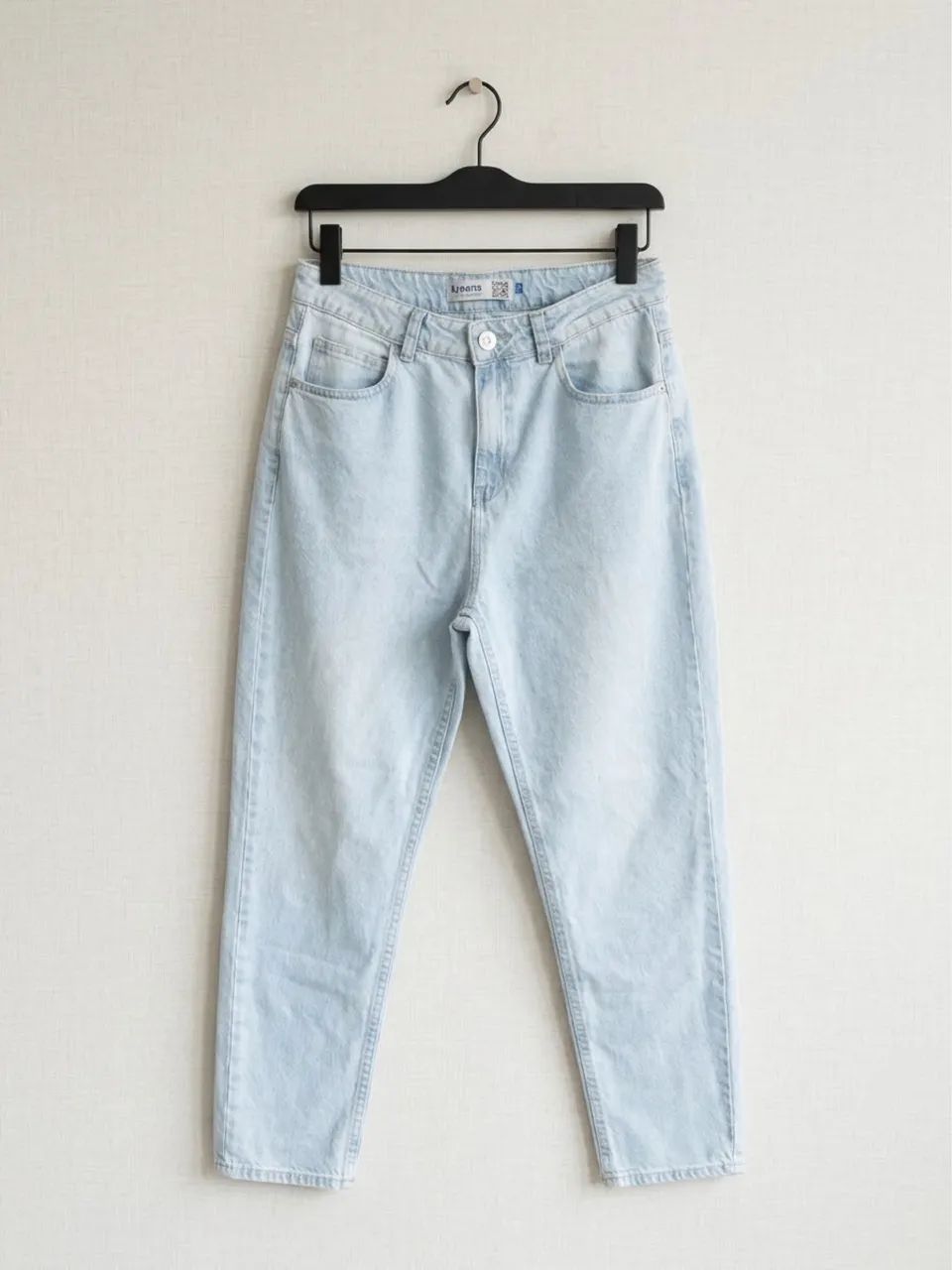 calça jeans mom c&a azul claro 42