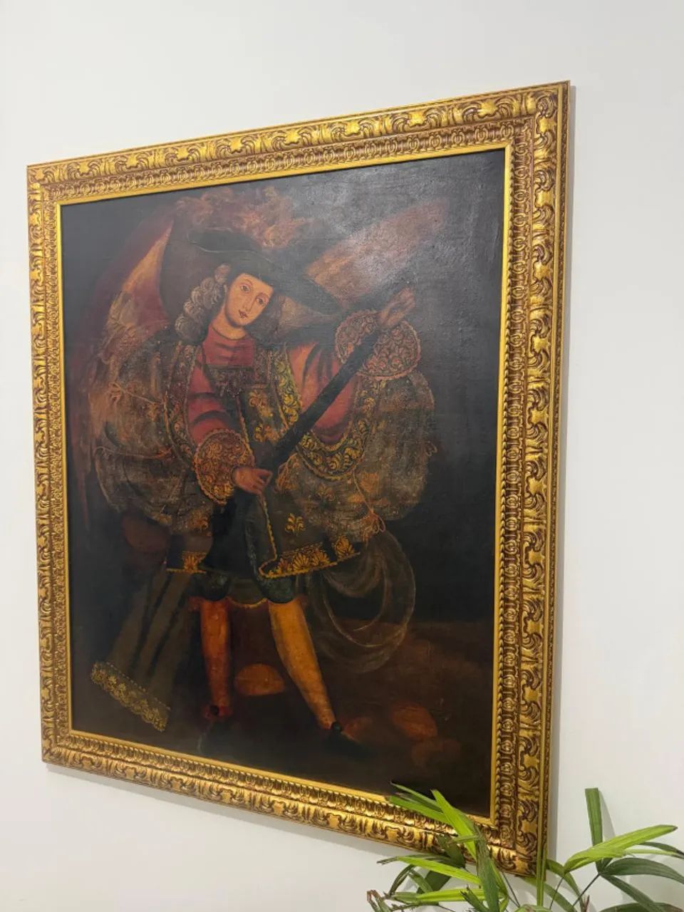 Pintura Cusquenha - Anjo Arcabucero - Foto 5