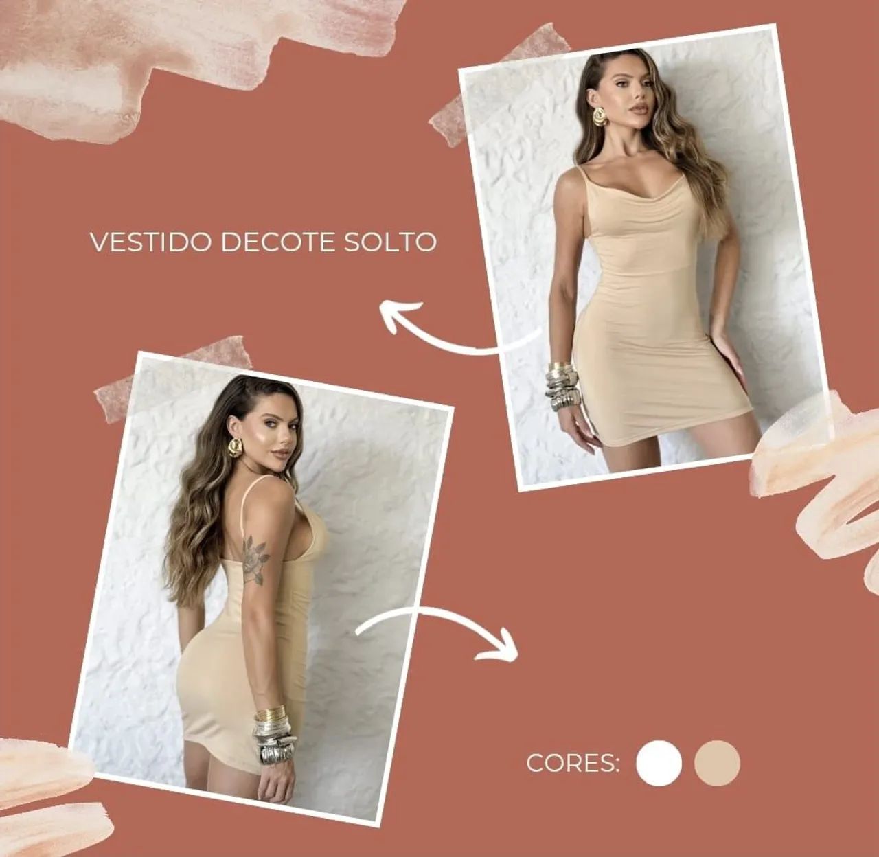 vistidos na moda tamanho P e M - Foto 4