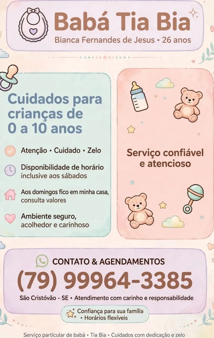 Serviços babá  - Foto 2