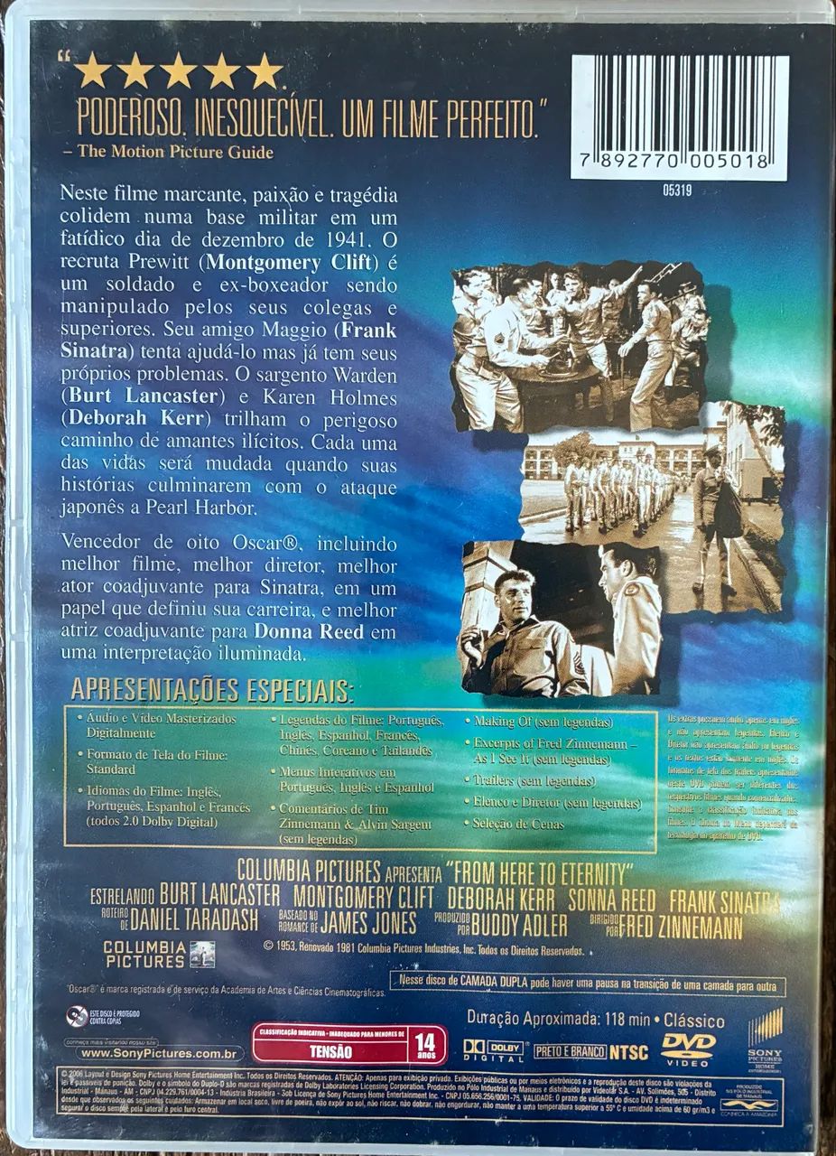 DVD A UM PASSO DA ETERNIDADE  - Foto 3