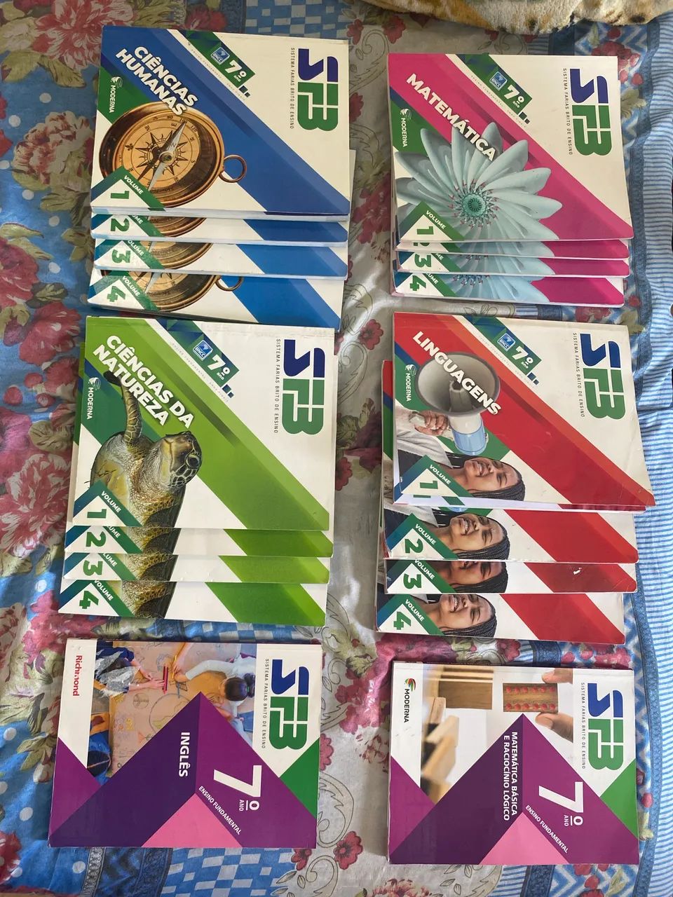 Livros SFB(sistema Farias Brito de ensino 7-ano