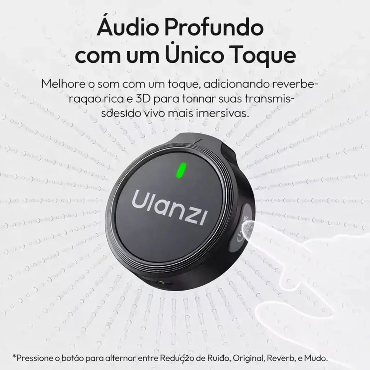 Ulanzi A21 2.4g Mini Microfone De Lapela Sem Fio Lightning
416602636672061442