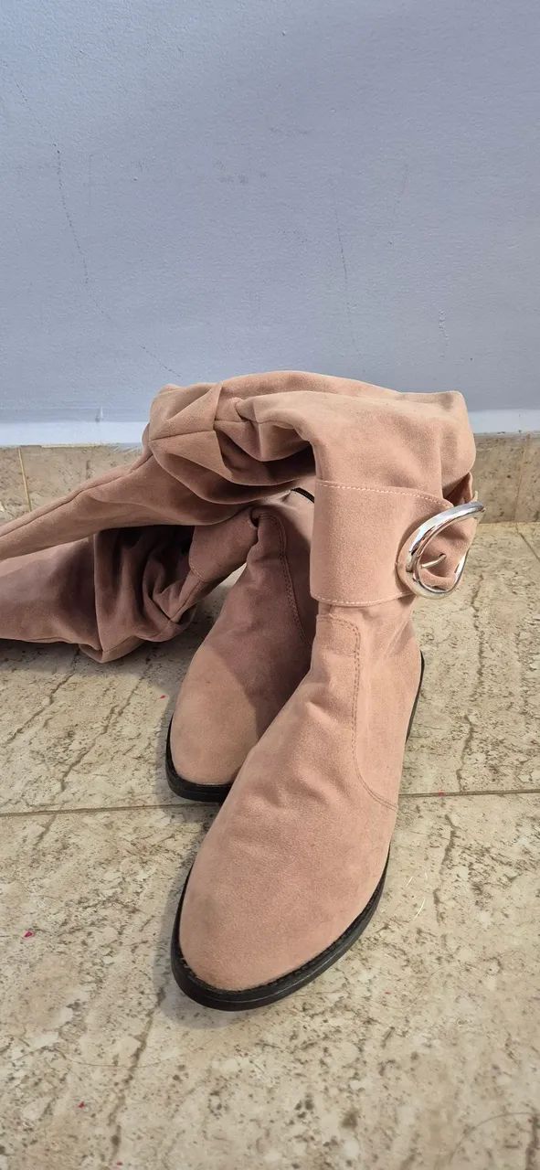 Bota bege 39 - Foto 2