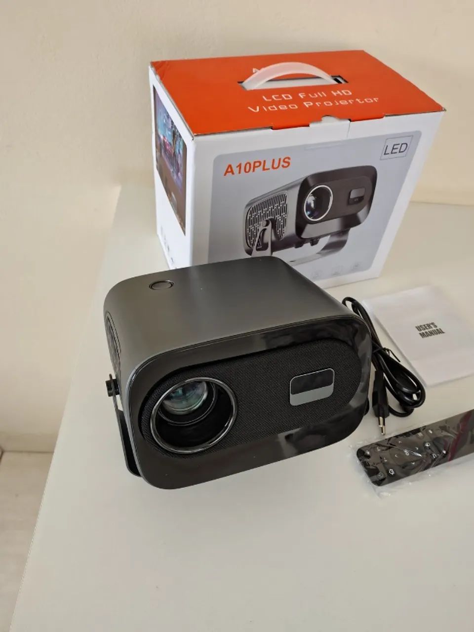 Projetor A10 Plus Pro - Ideal para Filmes, Séries e Games  - Foto 3