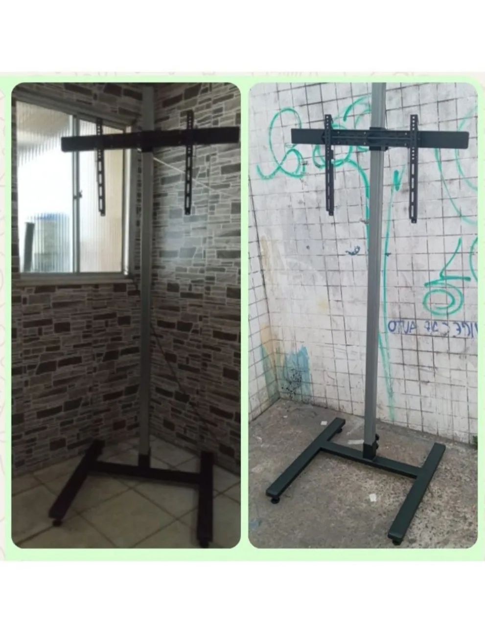 SUPORTE PARA TV MODELO PEDESTAL REGULÁVEL DE 32 A 75 POLEGADAS PARA RESTAURANTE/EVENTOS  - Foto 2