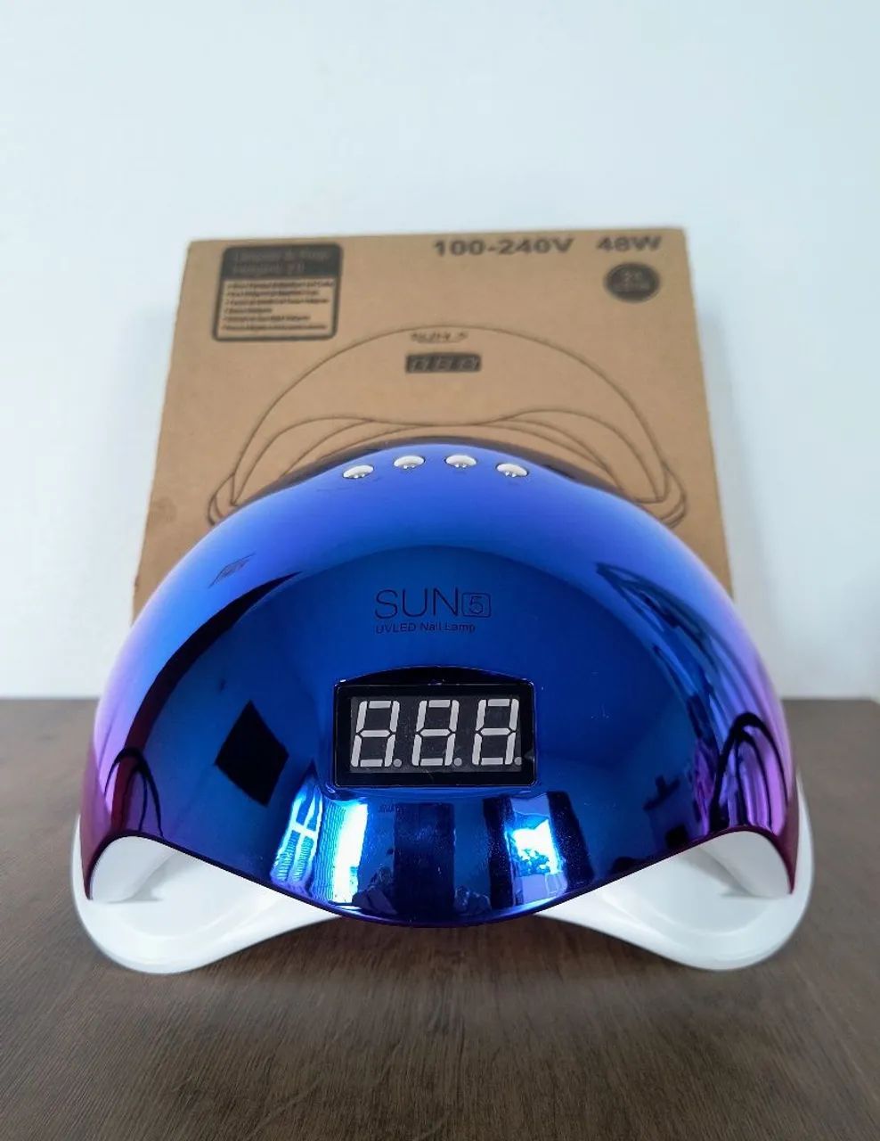 Cabine Led Uv Sun One 5 Digital Sensor Bivolt 48w<br> - Foto 2