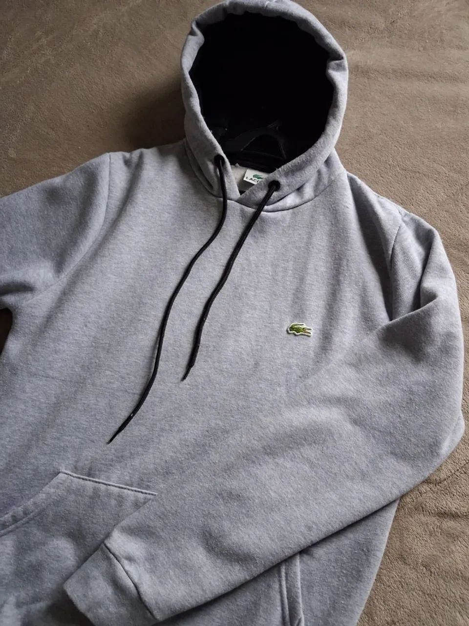 Moletom cinza Lacoste 