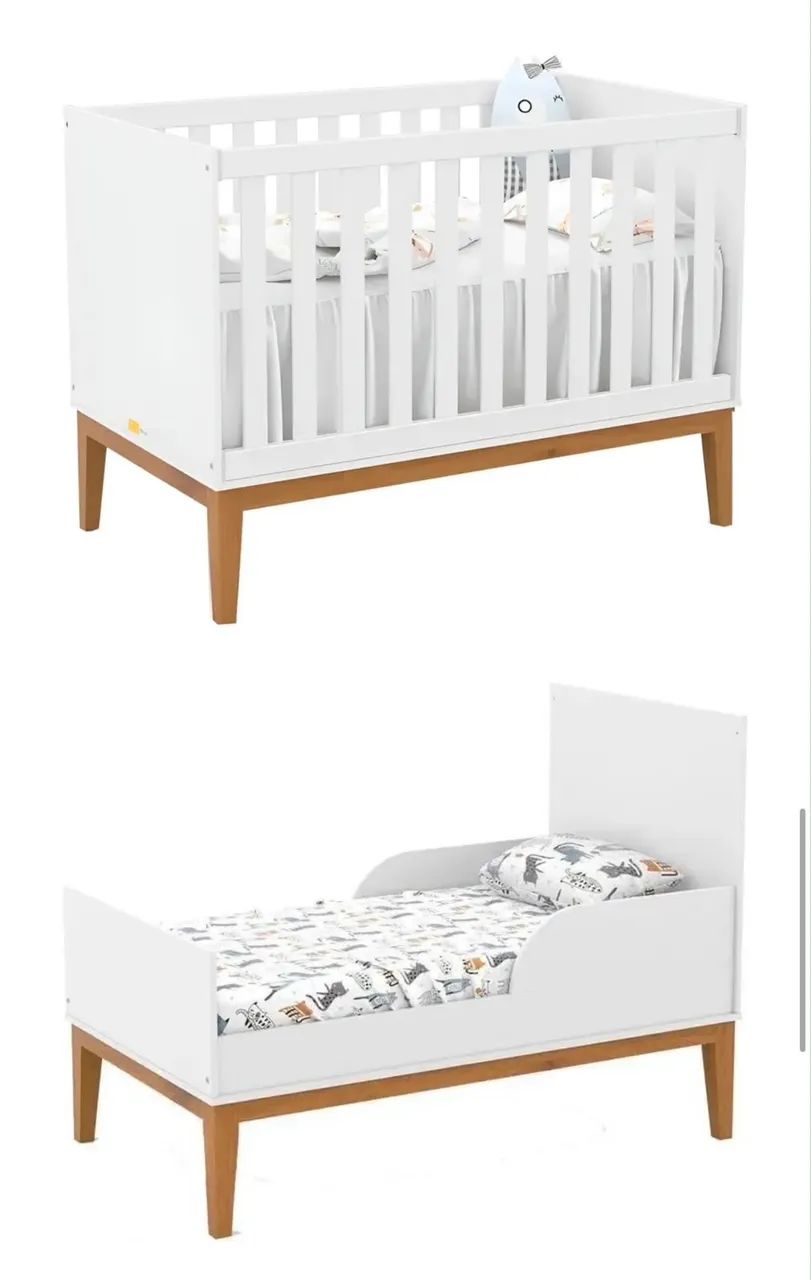 Berço Infantil-MDF+Colchão - Foto 3