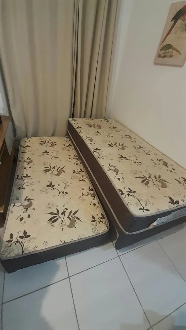 Cama Box Solteiro Conjugada Com Cama Auxiliar  - PROMOÇÃO