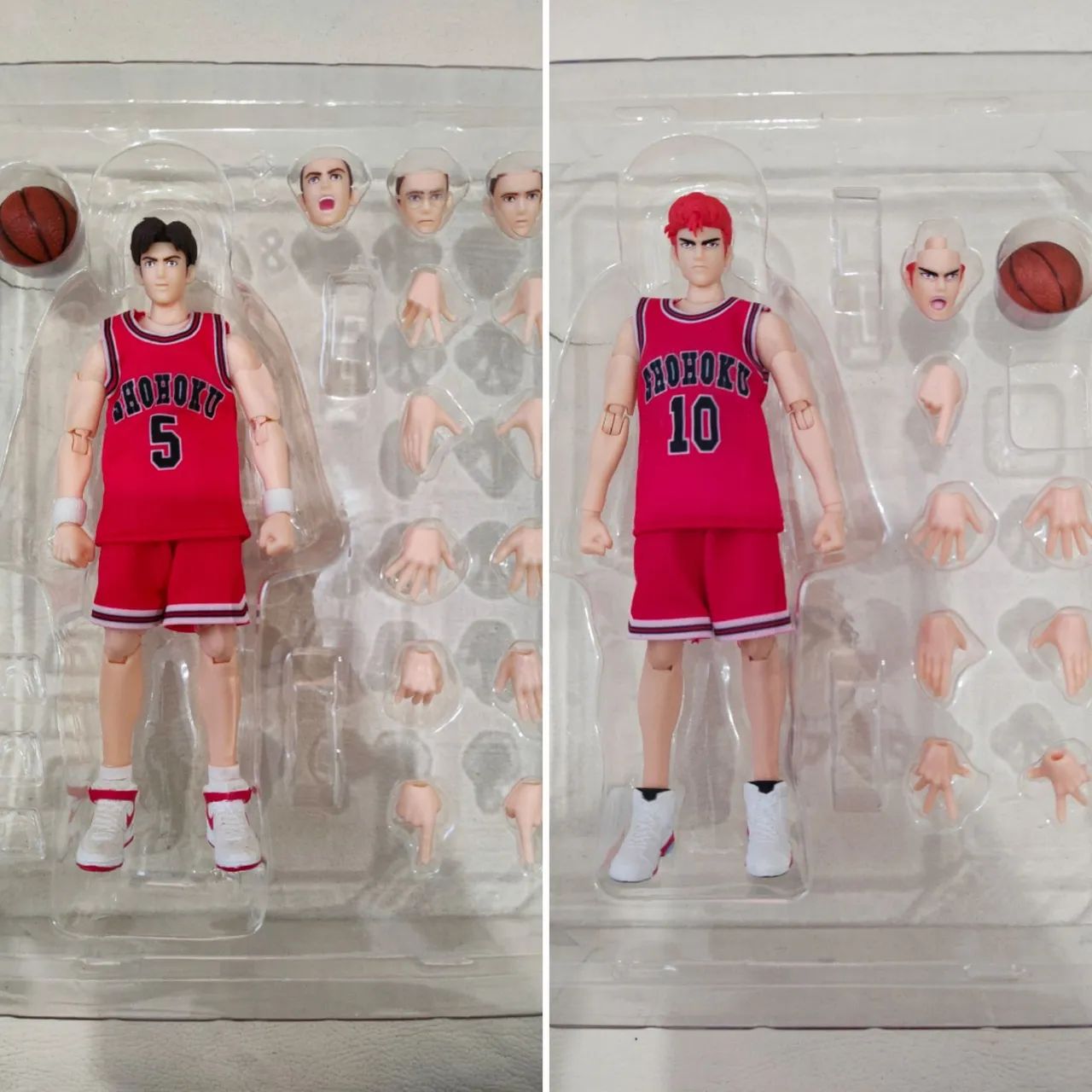 Great Toys Dasin Model Set 6 Slam Dunk Shohoku Sakuragi Akagi Mitsui Rukawa Kogure Miyagi  - Foto 5