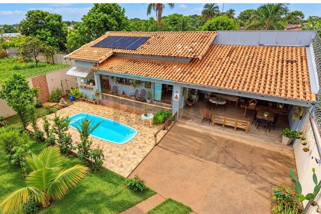 Chácara à Venda com Casa Mobiliada - Morada Nova - Uberlândia-MG