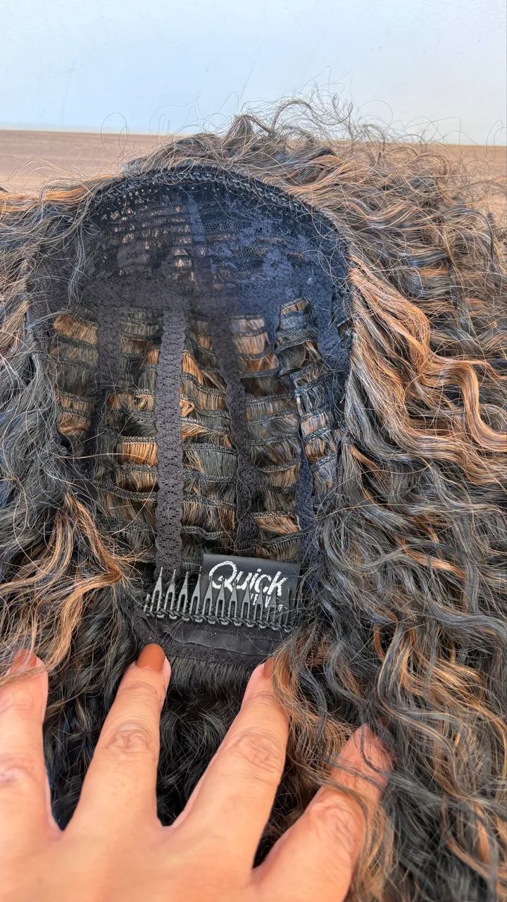 Half Wig Americana , cacheada 75 cm - Foto 4