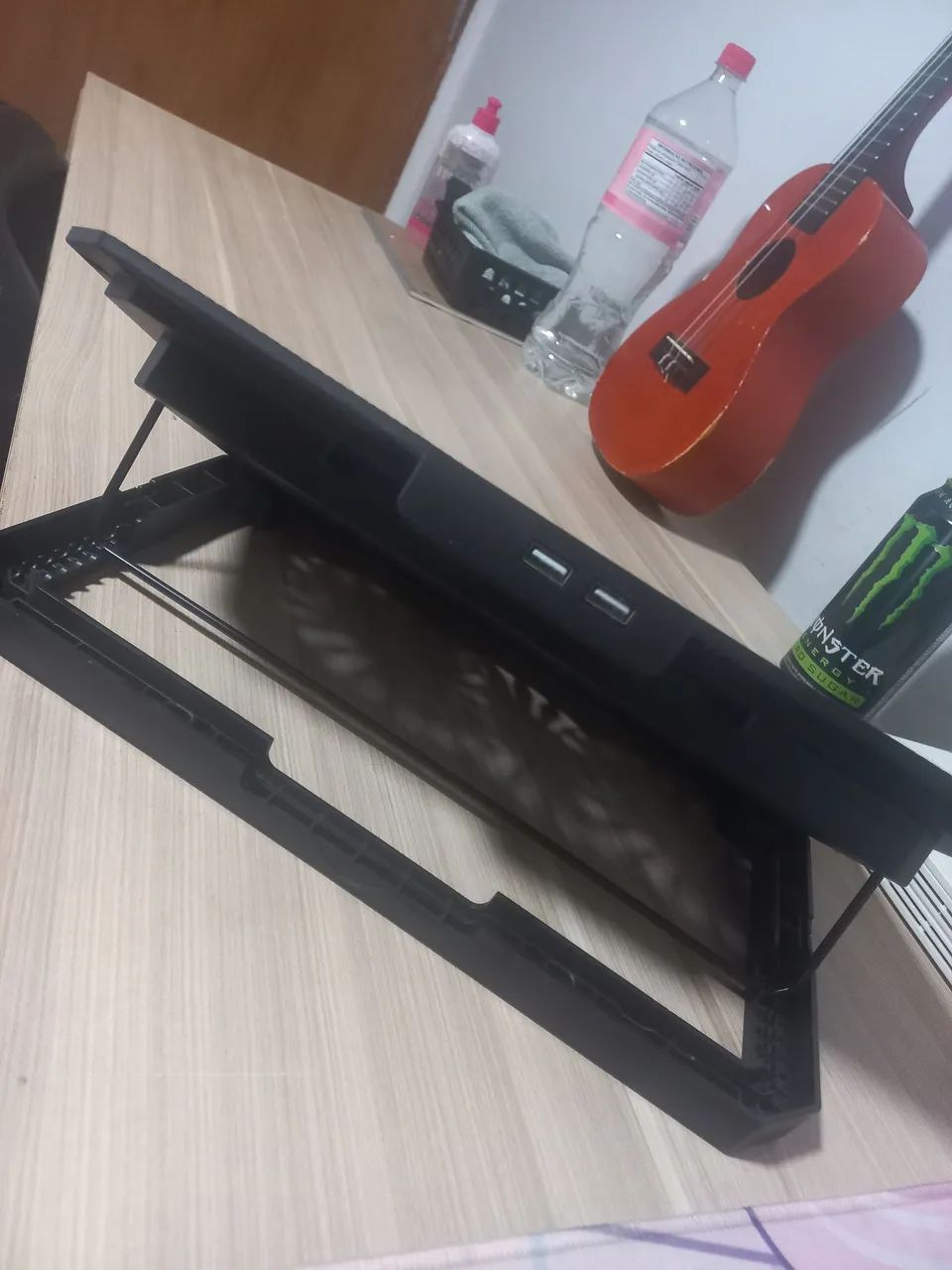 SUPORTE BASE DE NOTEBOOK 2 FANS COM USB - Foto 4