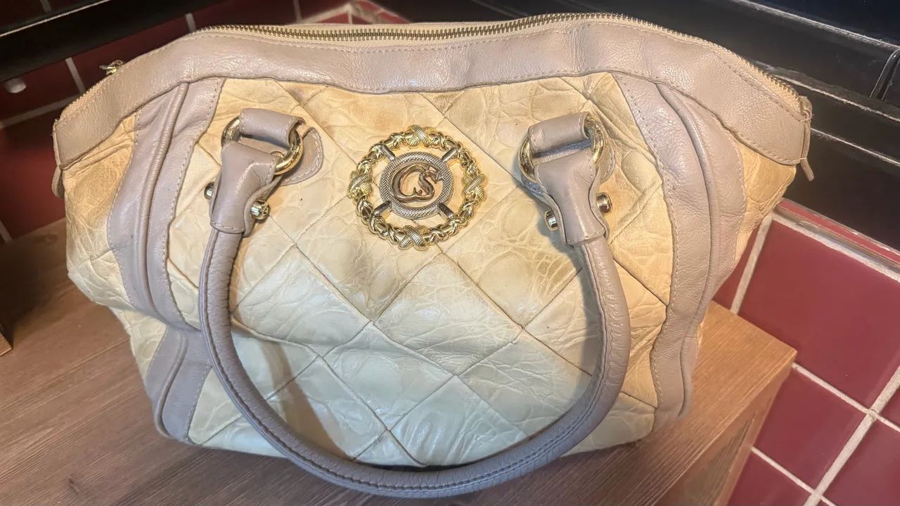 Bolsa carmen steffens original couro - Foto 4
