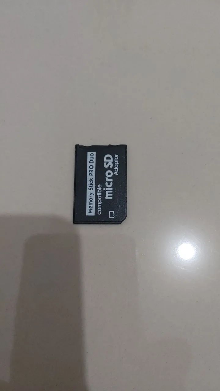 Cartão adptador para psp