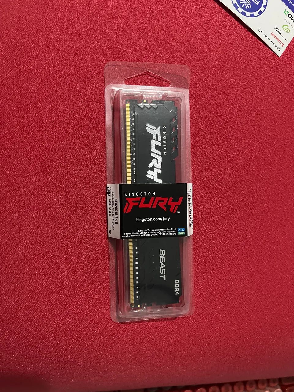 Memória ram ddr4 hyperx 