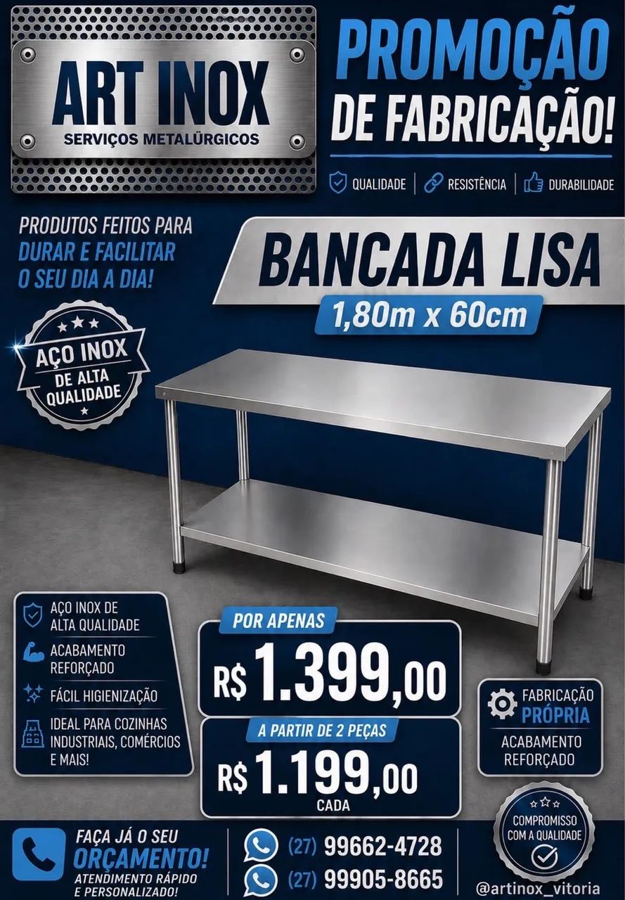 Mesa de inox